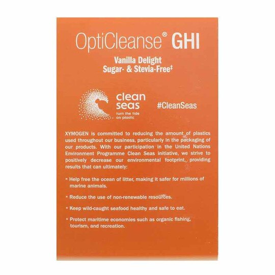 OptiCleanse GHI Sugar & Stevia Free, XYM